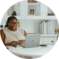 Client testimonial avatar