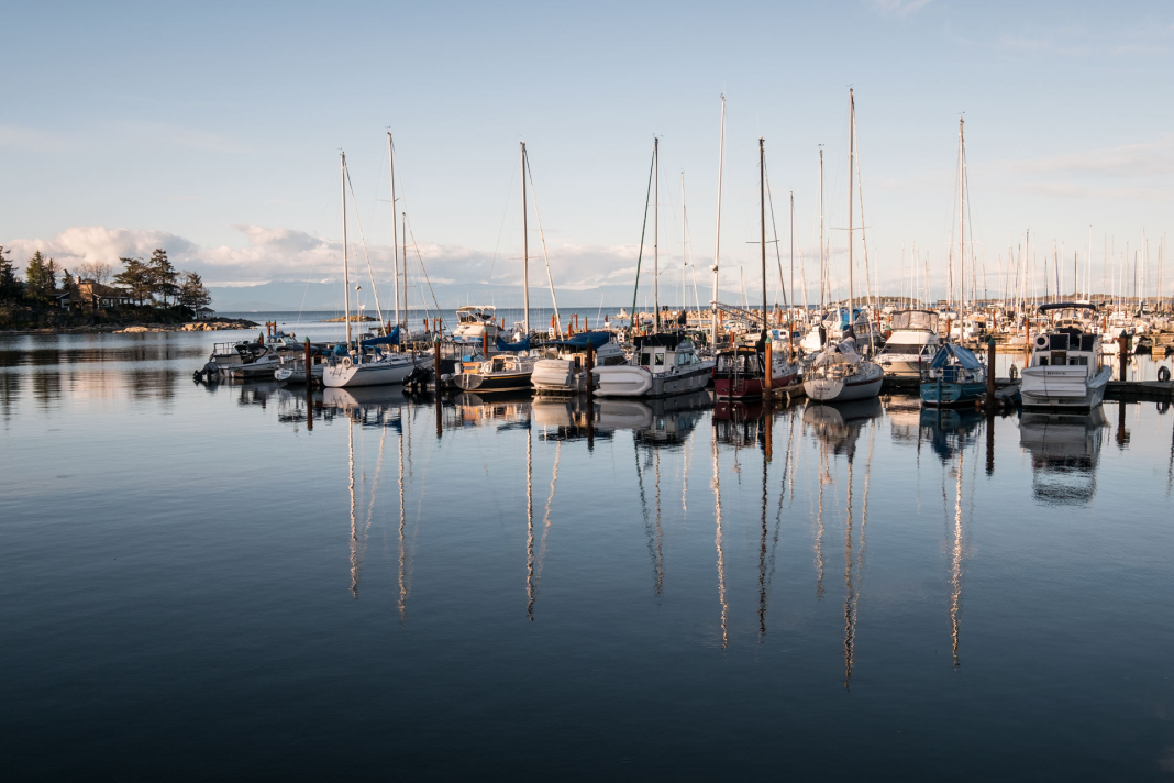 Marina with boats