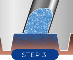 Vacuum stream illustration