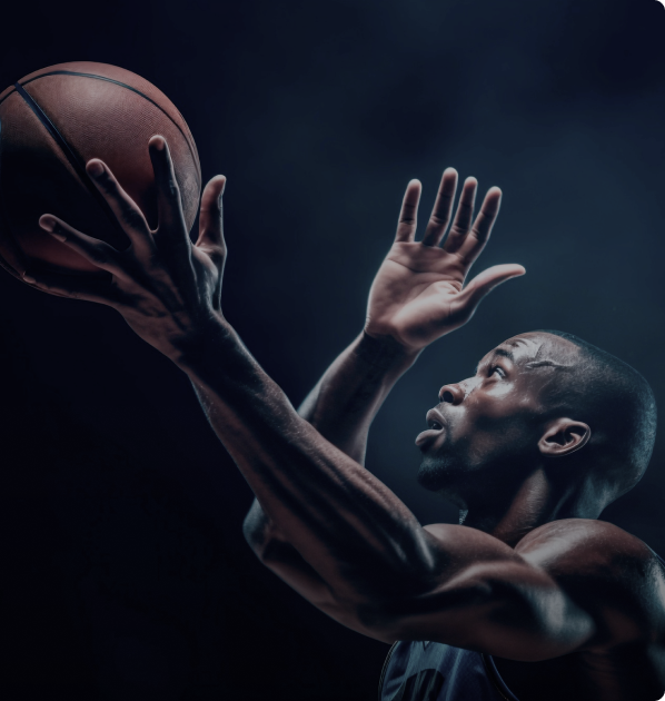 Featured basketball player