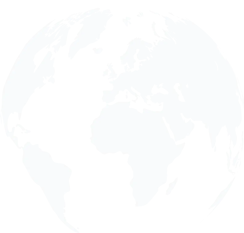 World map showing translation service coverage