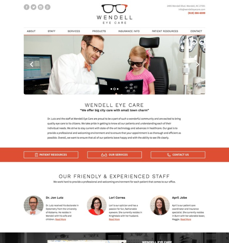 Custom website example 5