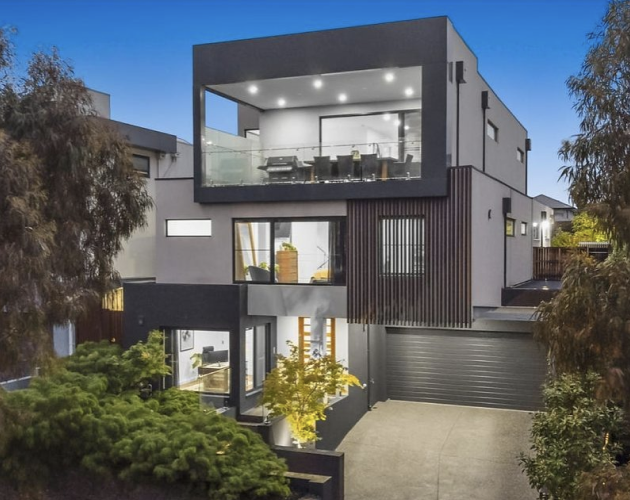 Modern home exterior