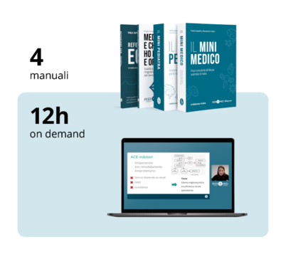 Corso online di avvio alla pratica medica, con 4 moduli e 12 ore di video