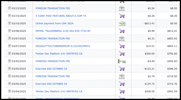 Bill screenshot example