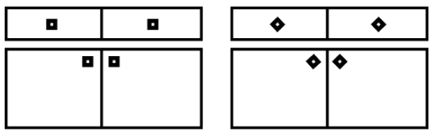 Illustration of knob spurs