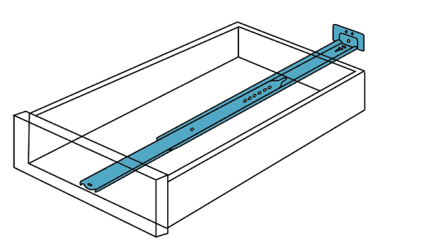 Drawer slide diagram