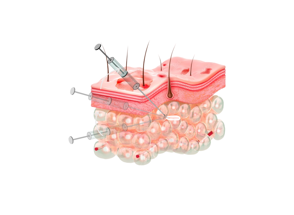 Fan injection technique illustration