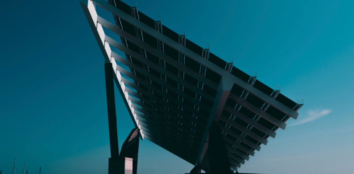 Solar panels on a roof