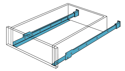 Drawer length measurement illustration