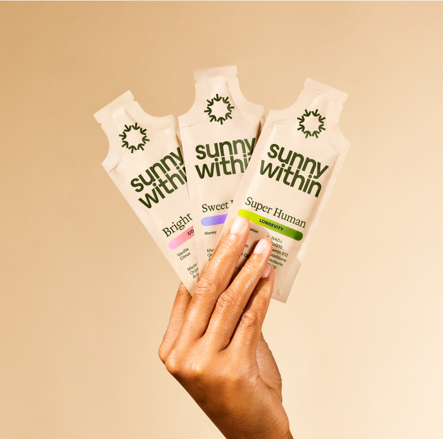 Sunny Within's plant-based supplements collection