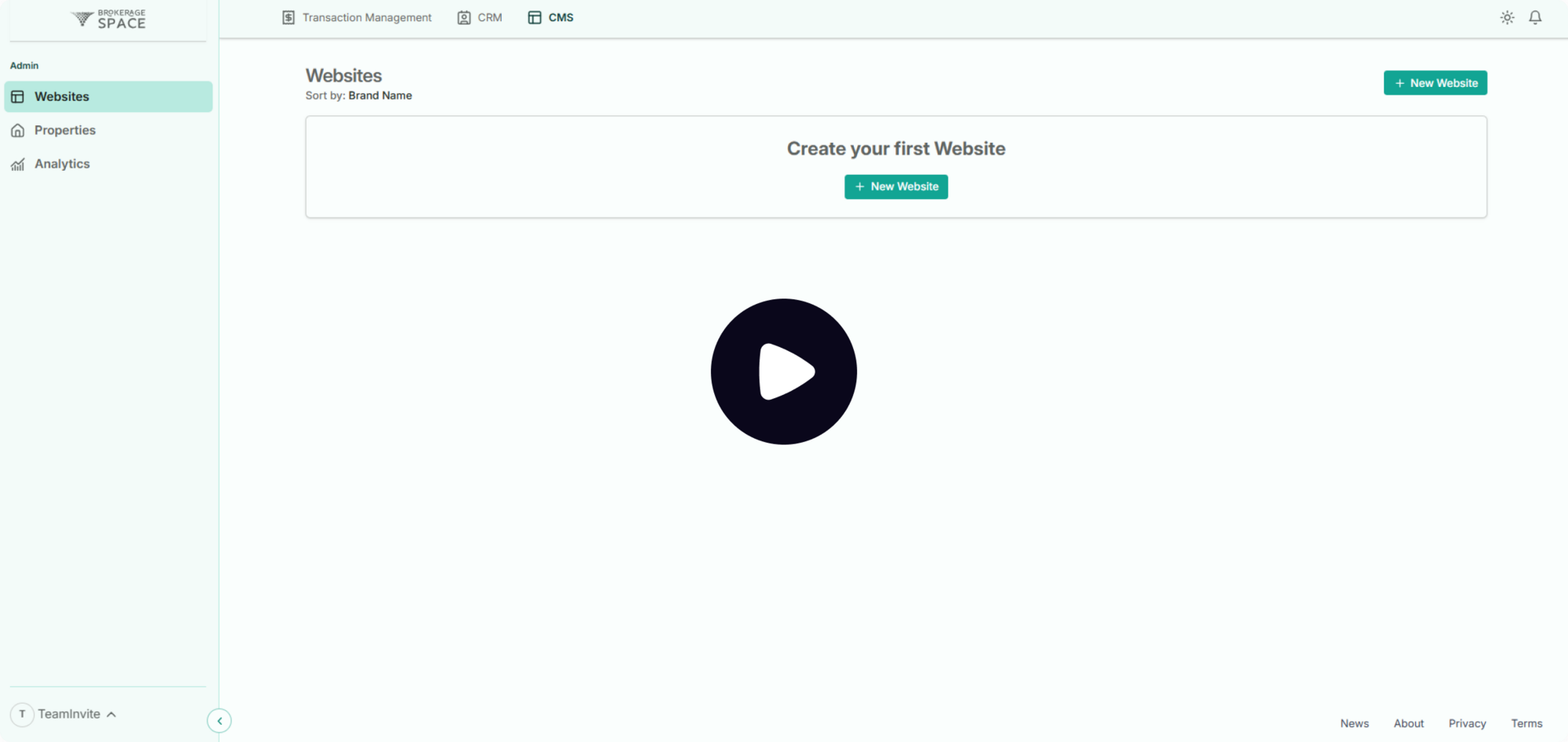 CMS Website Hierarchy