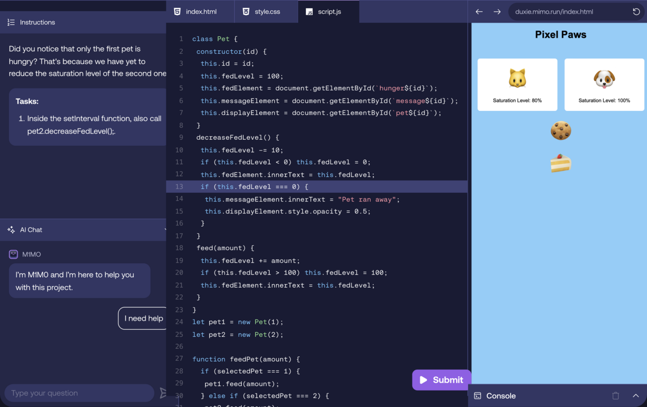 Mimo web platform