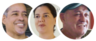 Rostos de clientes empreendedores felizes, expressando satisfação com o serviço e o propósito da Lemon