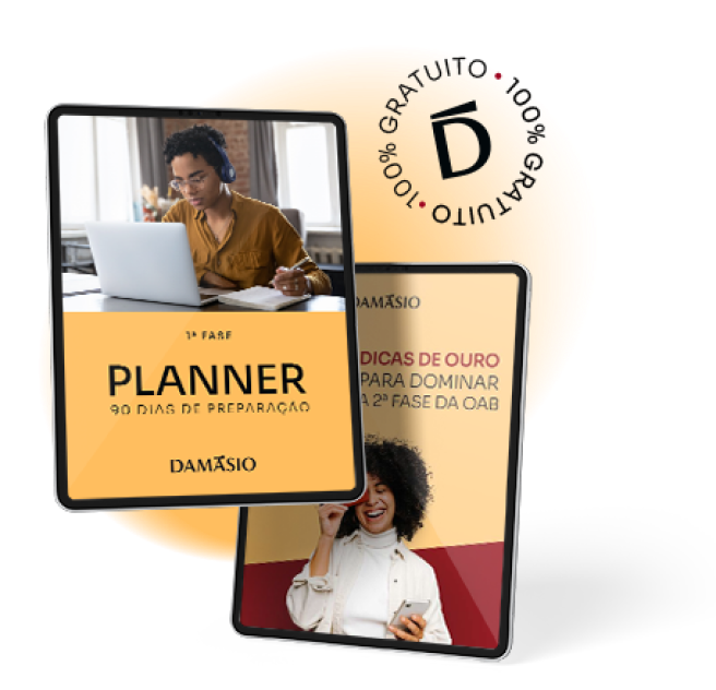 Materiais Gratuitos que só o Damásio oferece: Planner de Estudos e 10 Dicas de Ouro para Dominar a Prova da OAB
