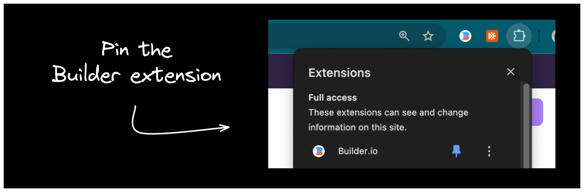 Builder | Chrome extension with agent