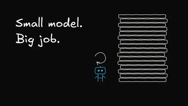 Build an agent loop a small model can finish