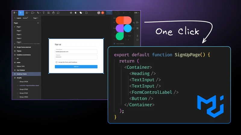 Material UI: Convert Figma Designs to React Components