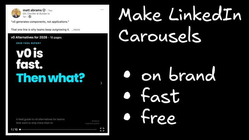 How to Create Free, On-Brand LinkedIn Carousels