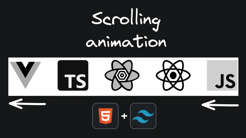 Scrolling Logo Animation with Tailwind CSS