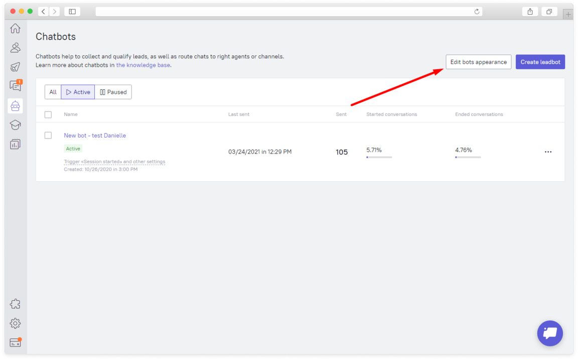 Chatbot Builder from Dashly