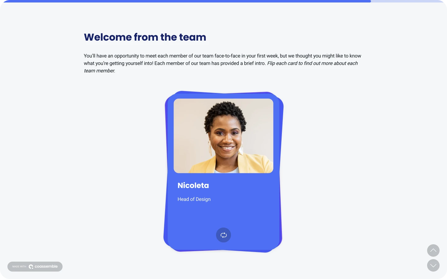 Intern onboarding template Intern onboarding template