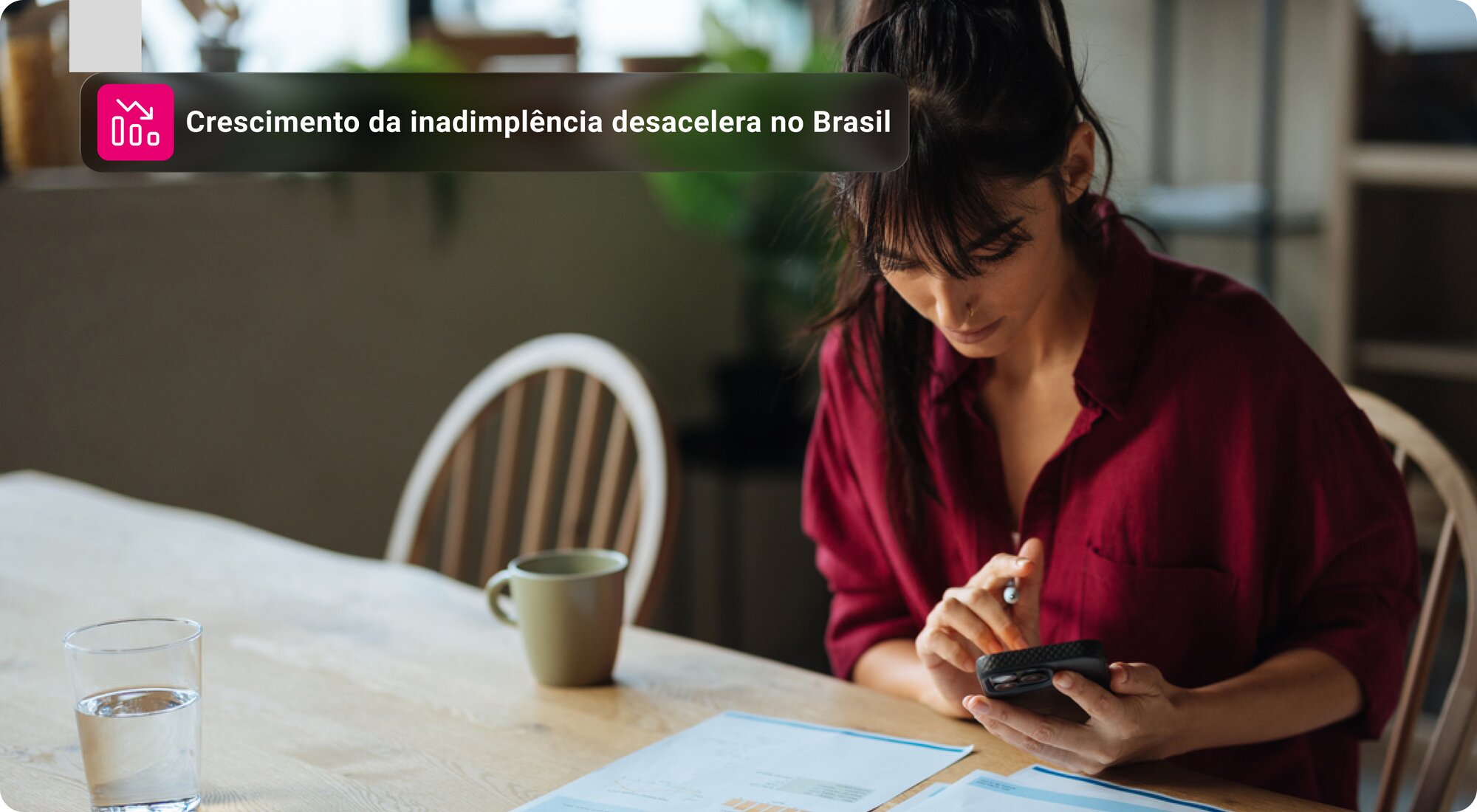 Crescimento da inadimplência desacelera no Brasil, revela Serasa