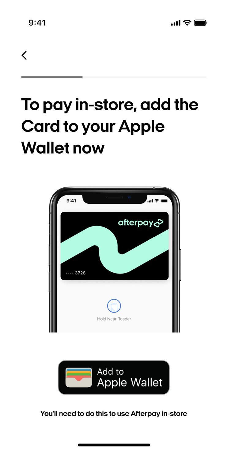 Afterpay Now available in stores!