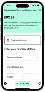 Single Use Payment