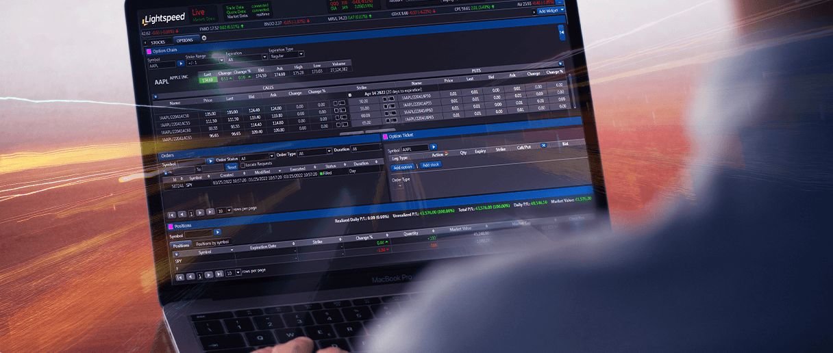 Trade Stocks, Options and Futures Lightspeed