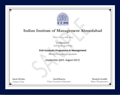 IIM Ahmedabad Online MBA (BPGP): Admissions, Fees, & Eligibility | RiseUpp