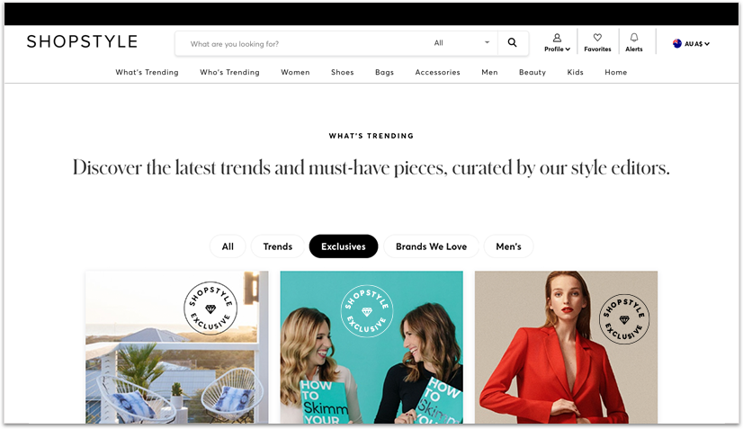ShopStyle: Search and find the latest in fashion