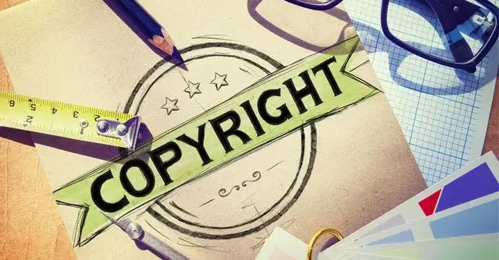 Drawing of Copyright Logo