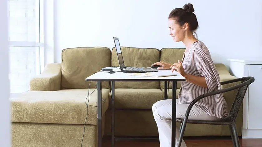 woman-working-from-home-talking-on-video-chat