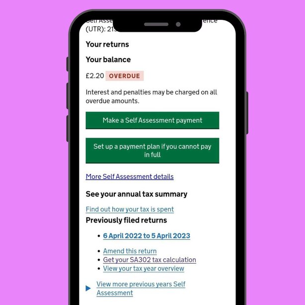 How To Download Your Sa302 From Hmrc Online