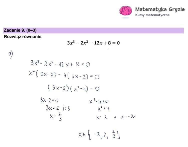 Rozwiązania Nowej Matury Podstawowej Z Matematyki Maj 2023