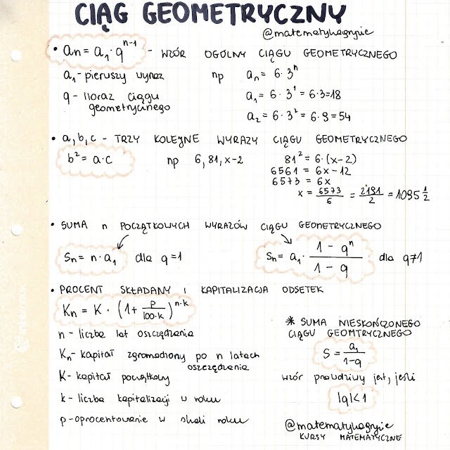 📑 Notatki Do Matury Z Matematyki Matematyka Gryzie