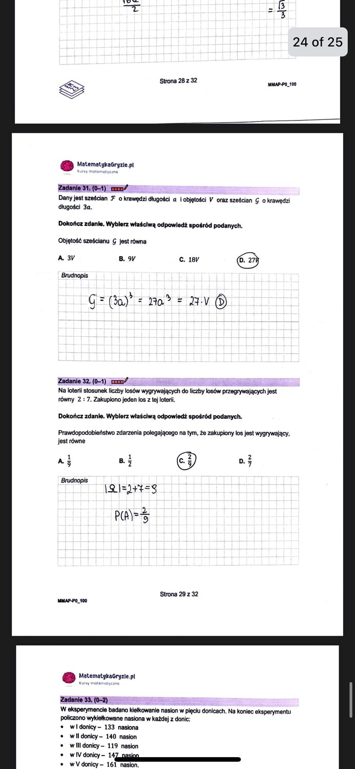 ROZWIĄZANIA PRÓBNA MATURA GRUDZIEŃ 2022 Matematyka