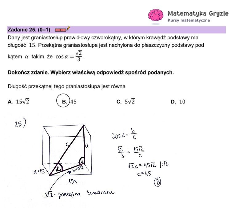 Rozwiązania Nowej Matury Podstawowej Z Matematyki Maj 2023