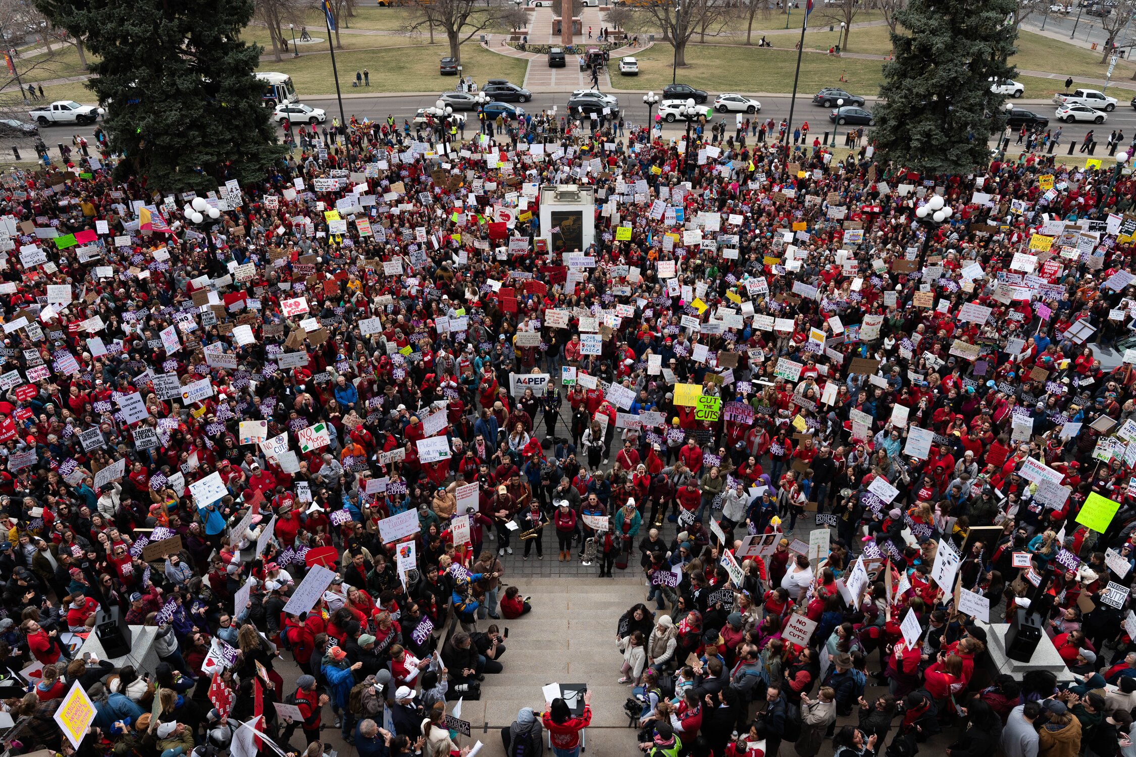 Rally for education funding brings out Colorado teachers and families ...