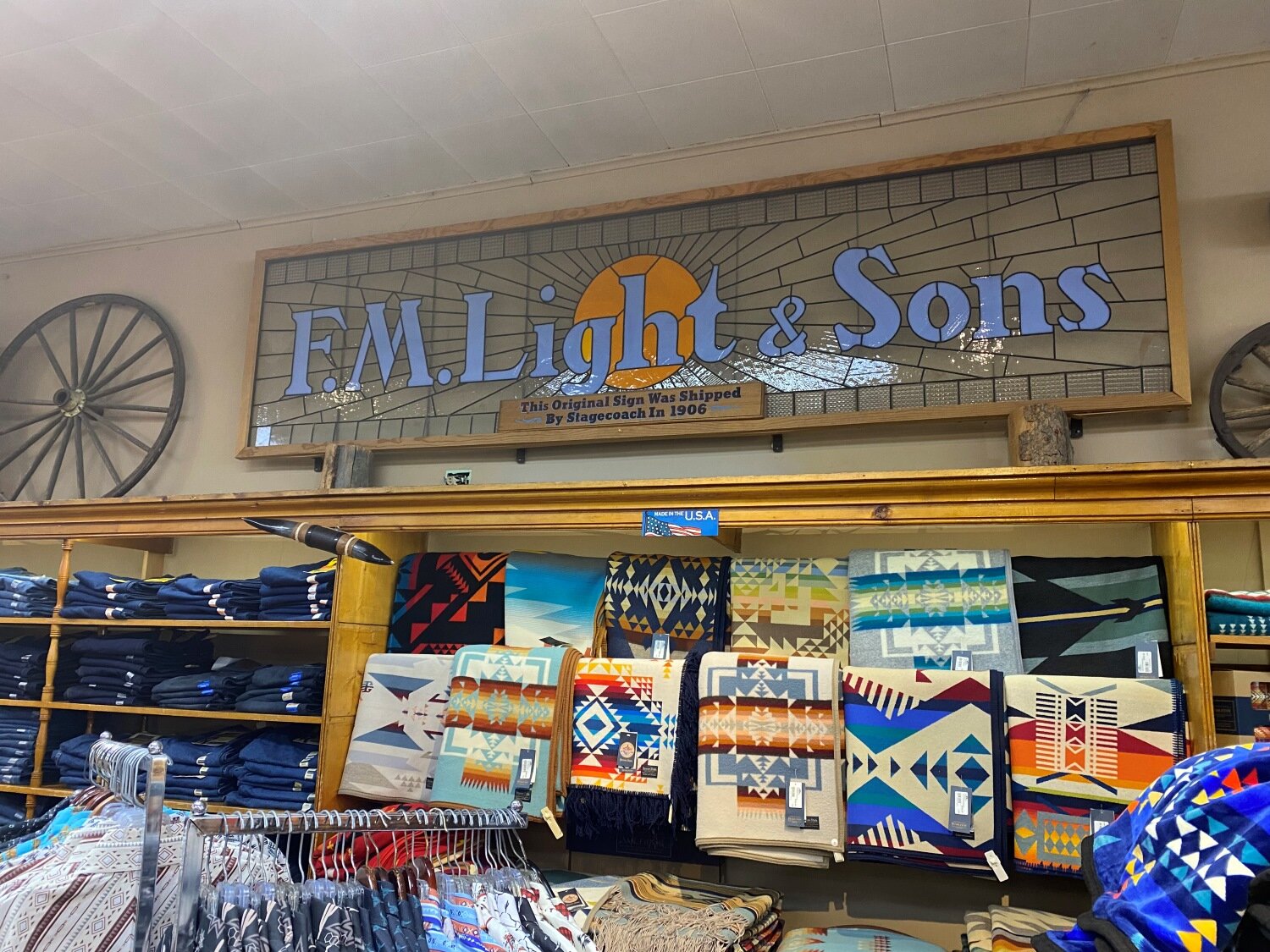 Bright signs and cowboy boots F.M. Light & Sons keeps Steamboat