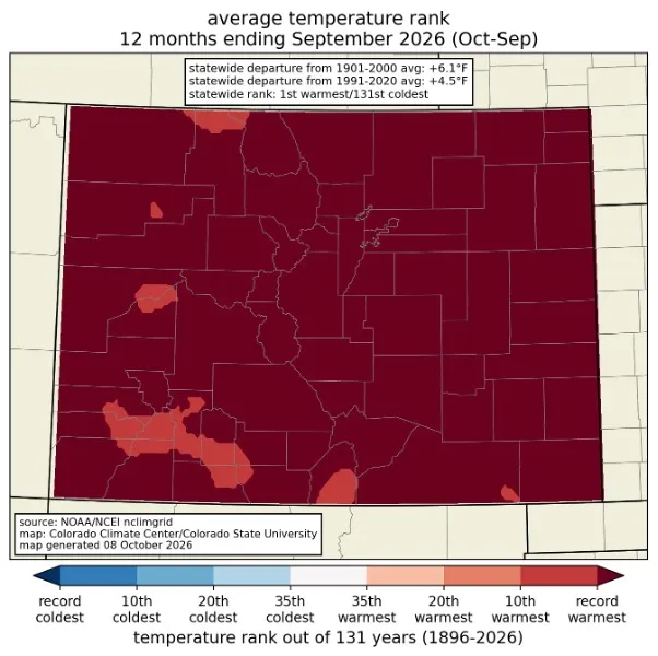 ‘Ridiculously warm’: Colorado Climate Center releases 2026 water year ...