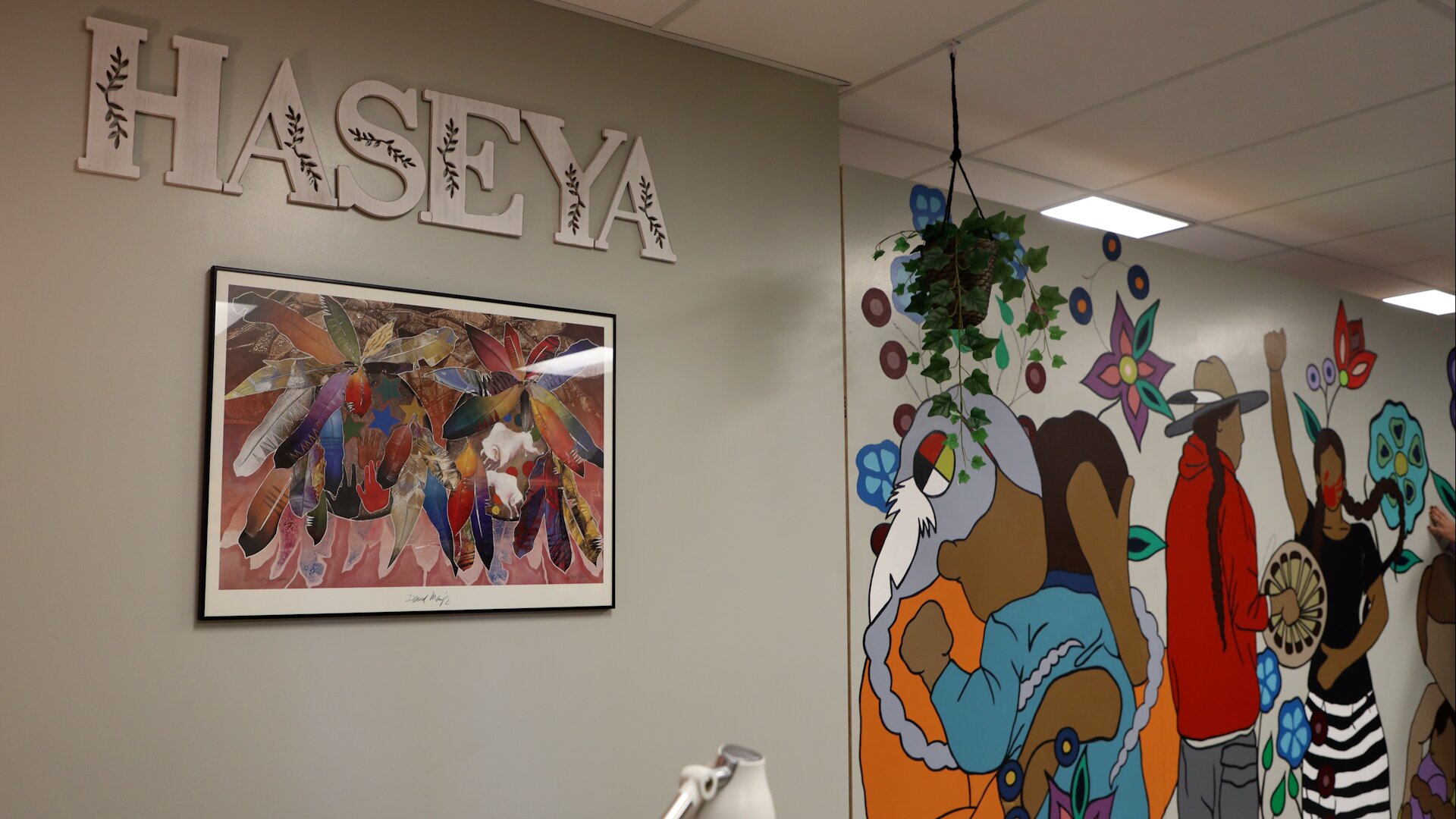 Indigenous mural helps create a safe space for survivors of domestic ...