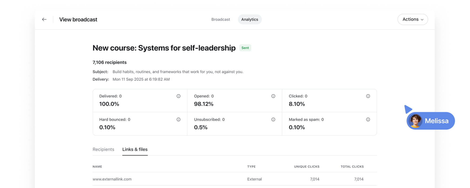 Circle Email Hub: Unify your audience and community