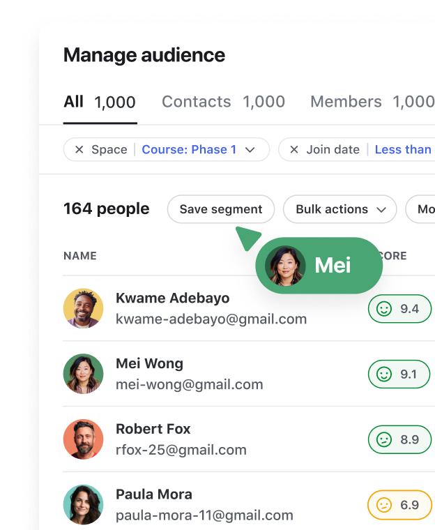 Circle Email Hub: Unify your audience and community