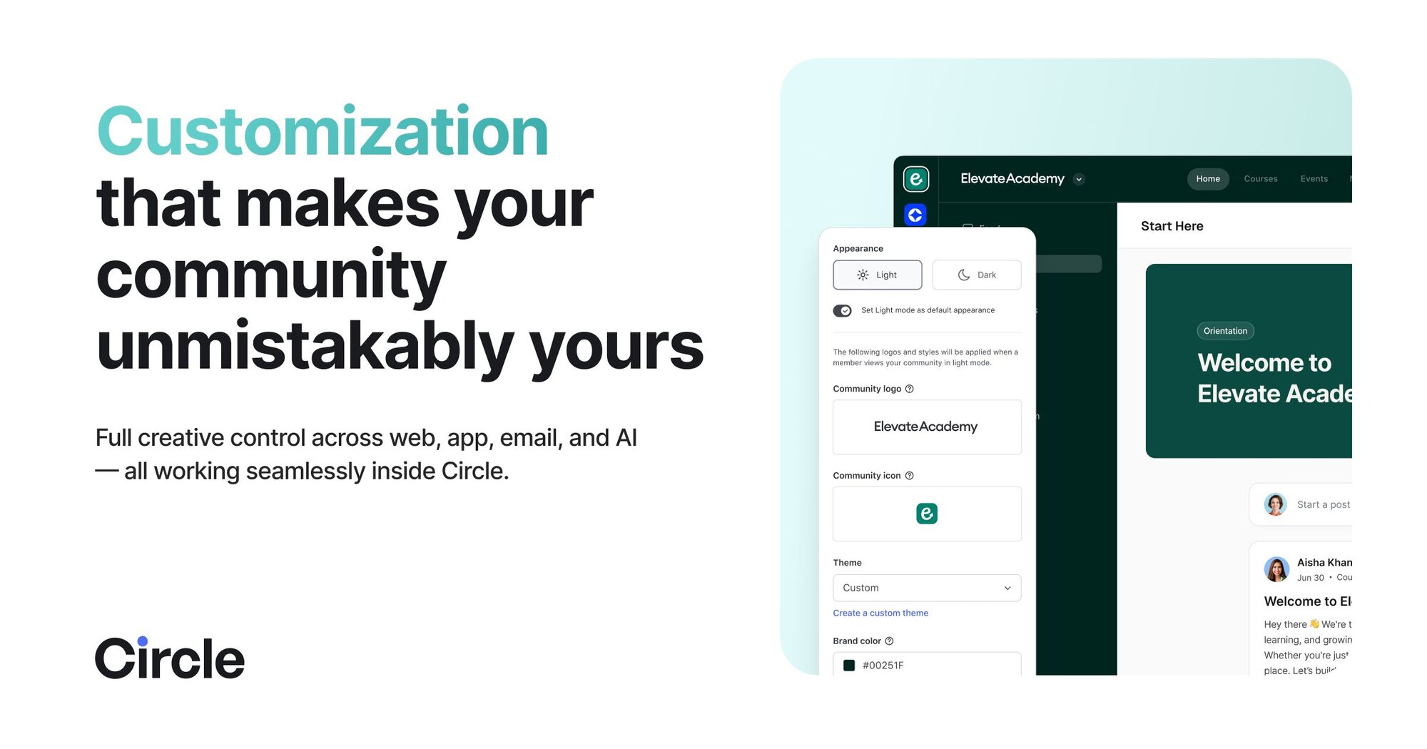 Community Customization | Circle