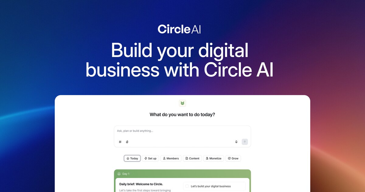 Circle AI — Build your community business