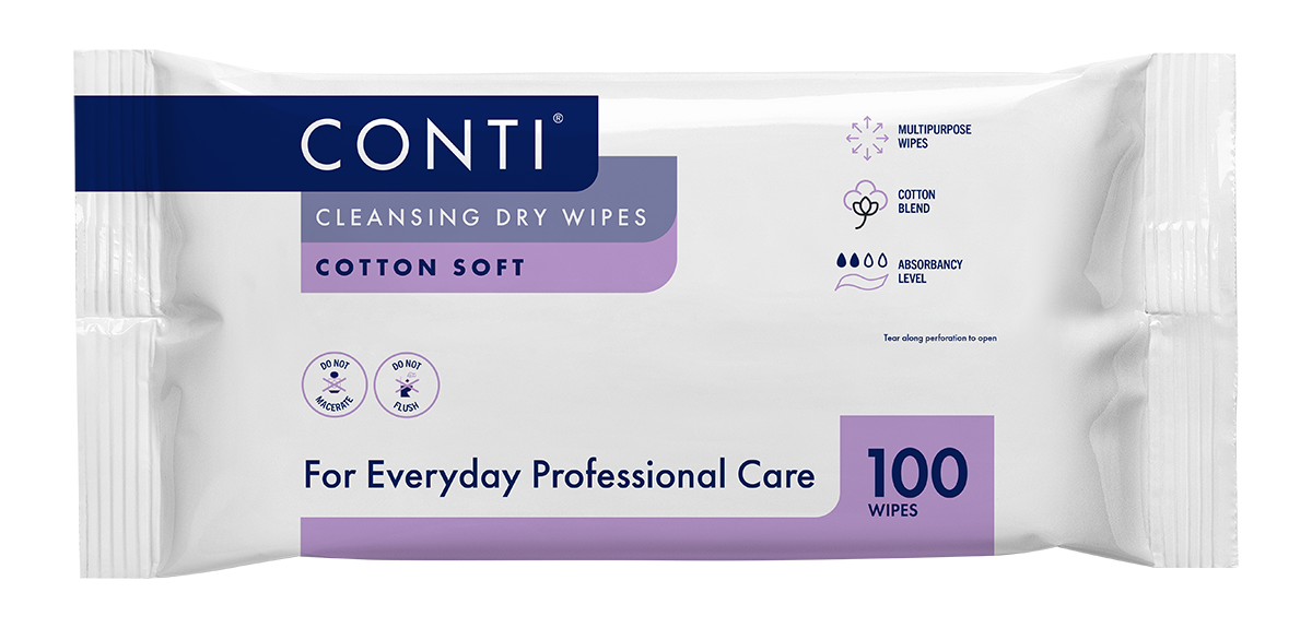 Conti® Dry Wipes Versatile Cleansing Vernacare