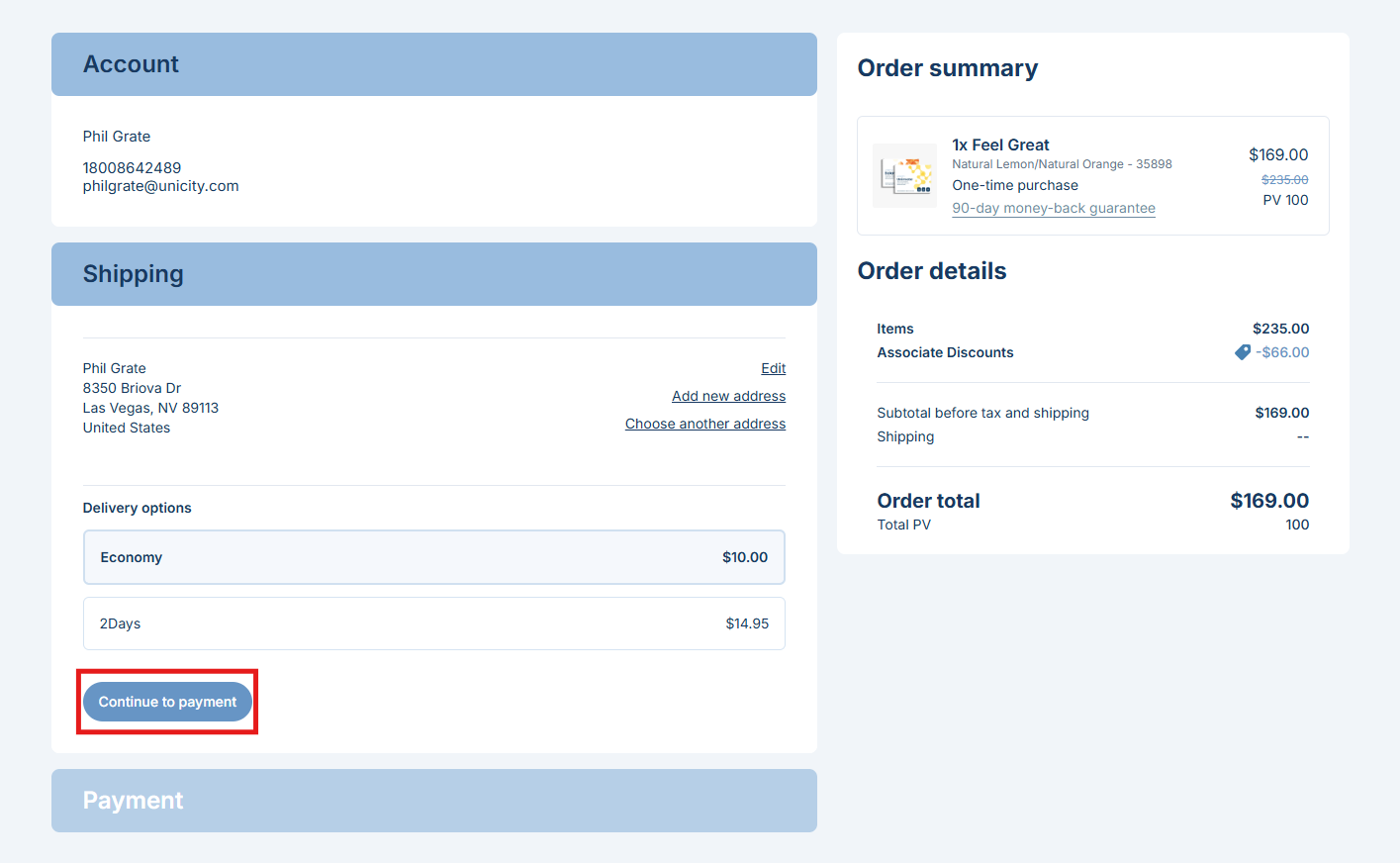 How to Place a One-Time Order Using Product Credit and a Card as ...