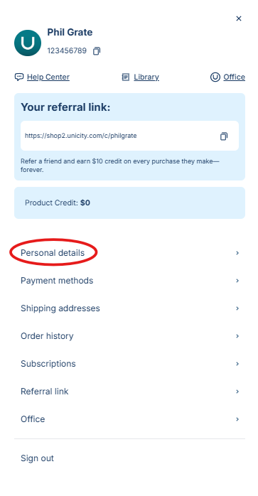 How Can I Change Account Details? | Help Center